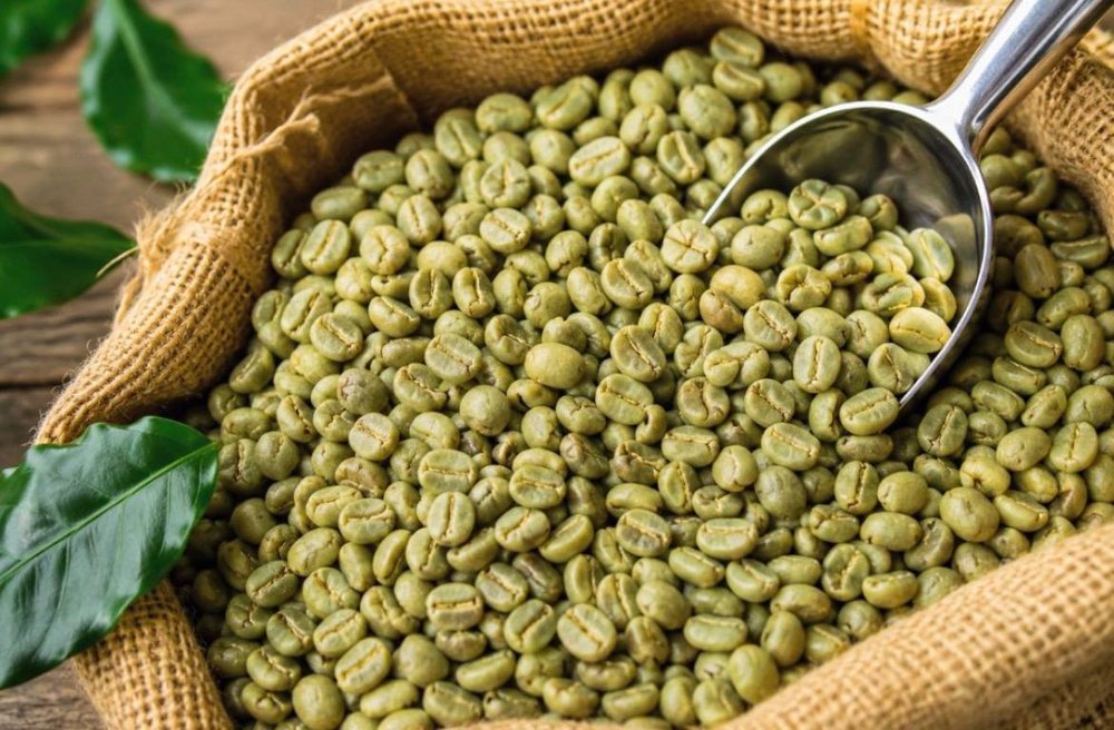 Green coffee beans